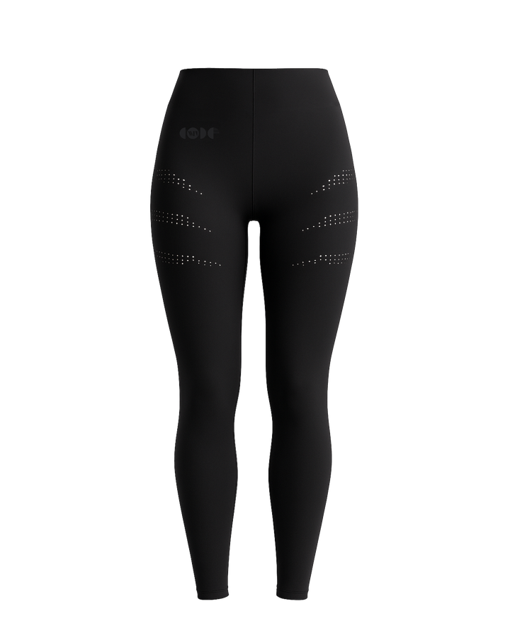 Леггинсы : WIN CODE с перфорированным тигриным принтом